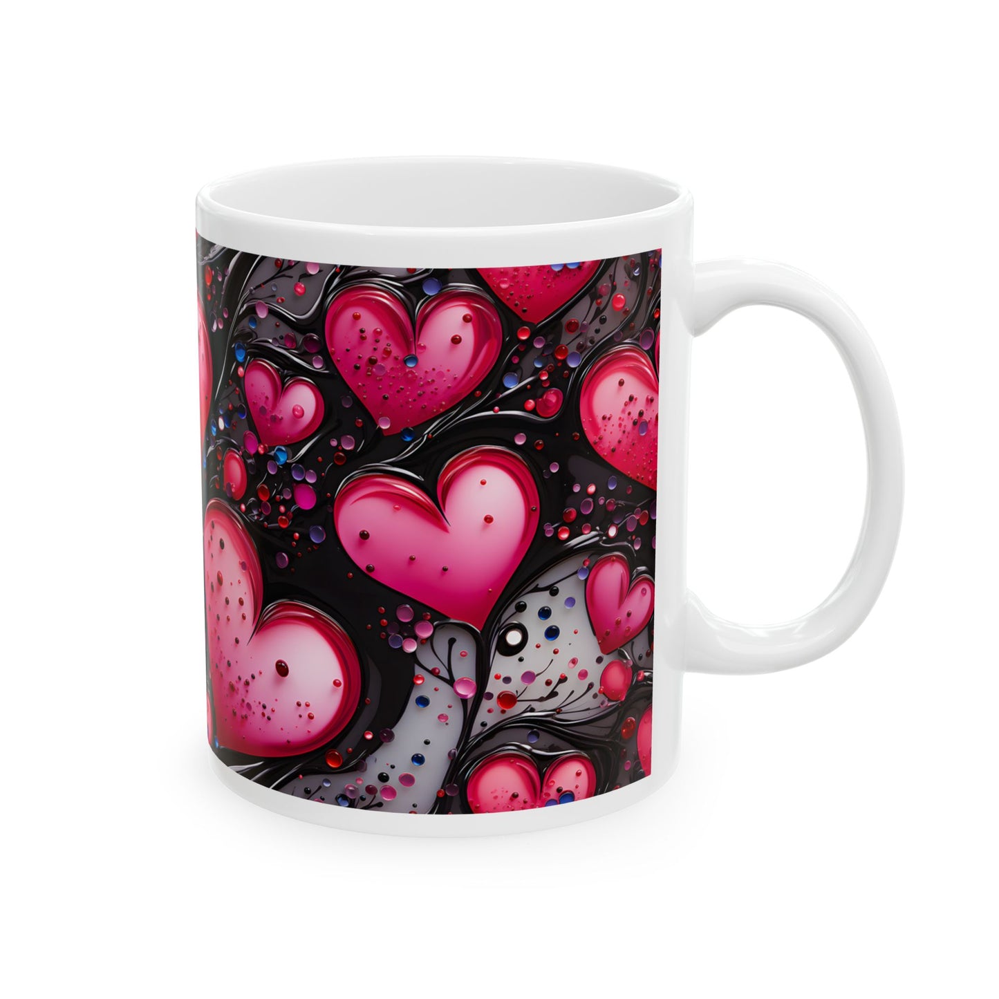 Princess Grace  Heartfelt Love Ceramic Mug  Perfect Gift for Valentine's Day & Romantic Moments