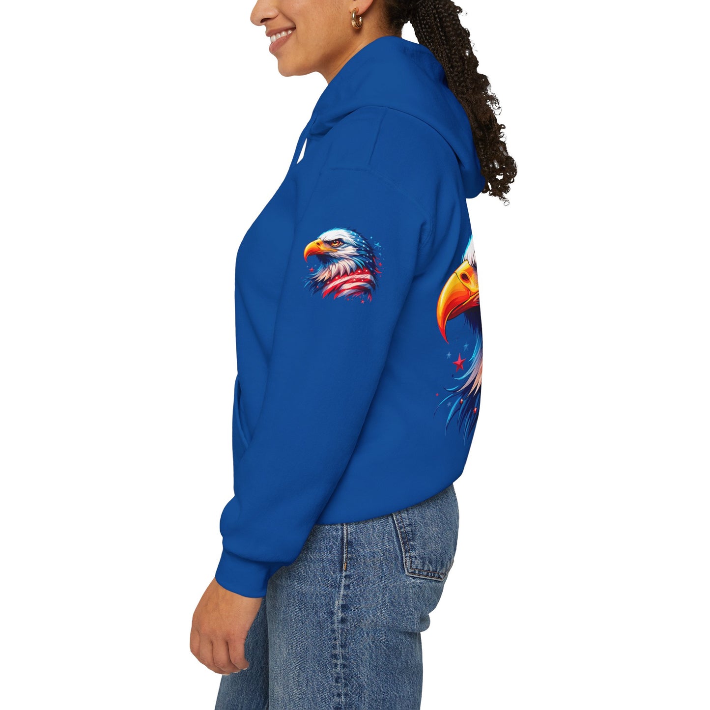 Princess Grace  American  Eagle Unisex Heavy Blend Hooded Sweatshirt