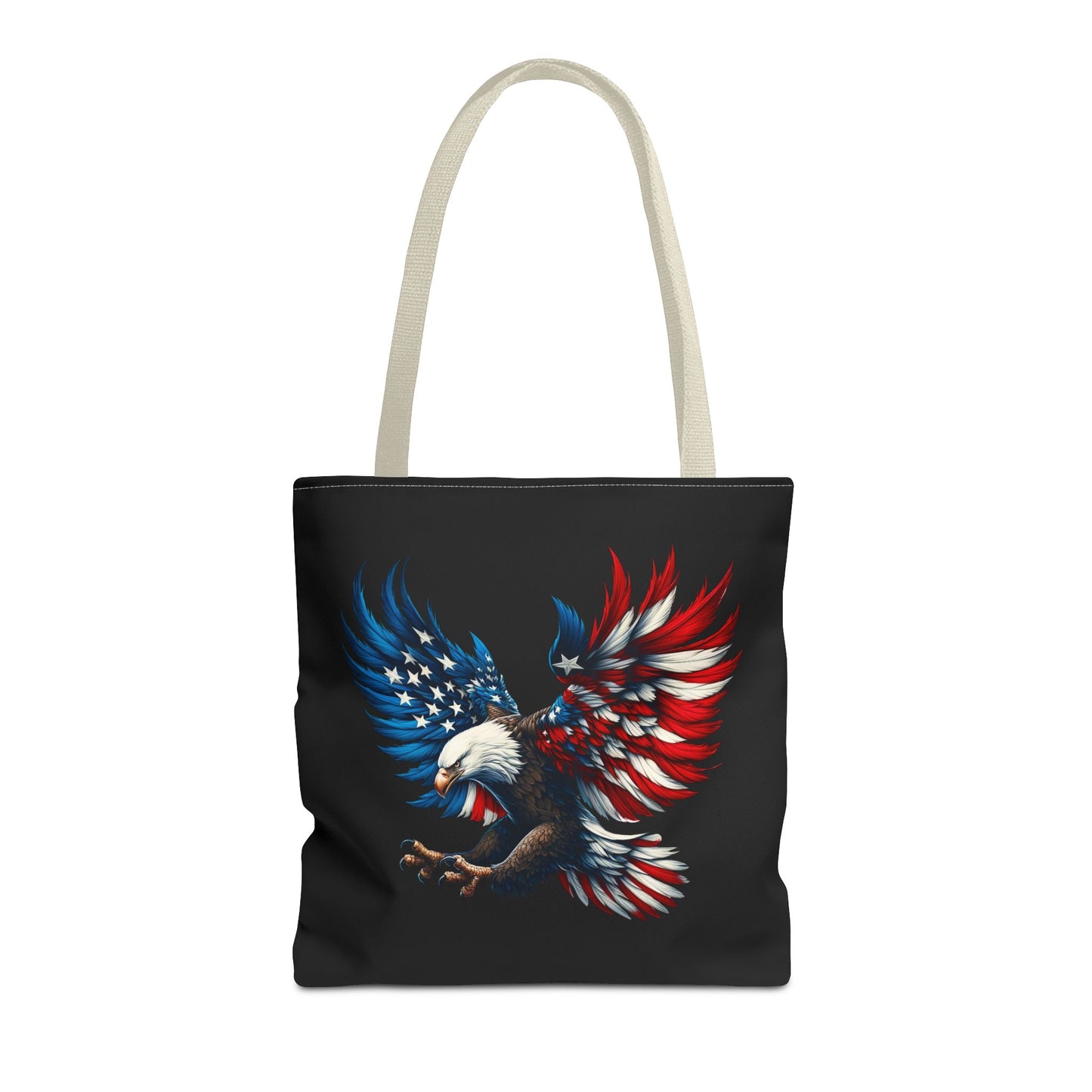 Princess Grace  Patriotic Eagle Tote Bag  Bold American Spirit Design