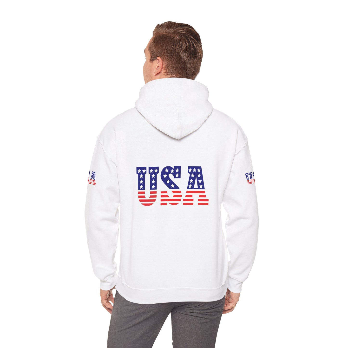 Princess Grace  TEAM USA  Unisex Heavy Blend  Hooded Sweatshirt  Patriotic Eagle Design