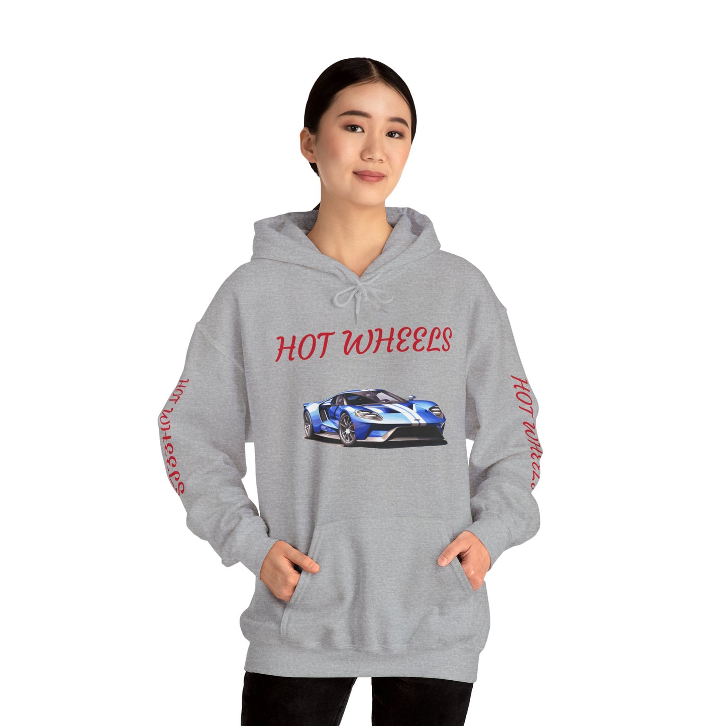 Princess Grace  Hot Wheels Unisex Heavy Blend Hoodie Sporty Car Design for Car Enthusiasts