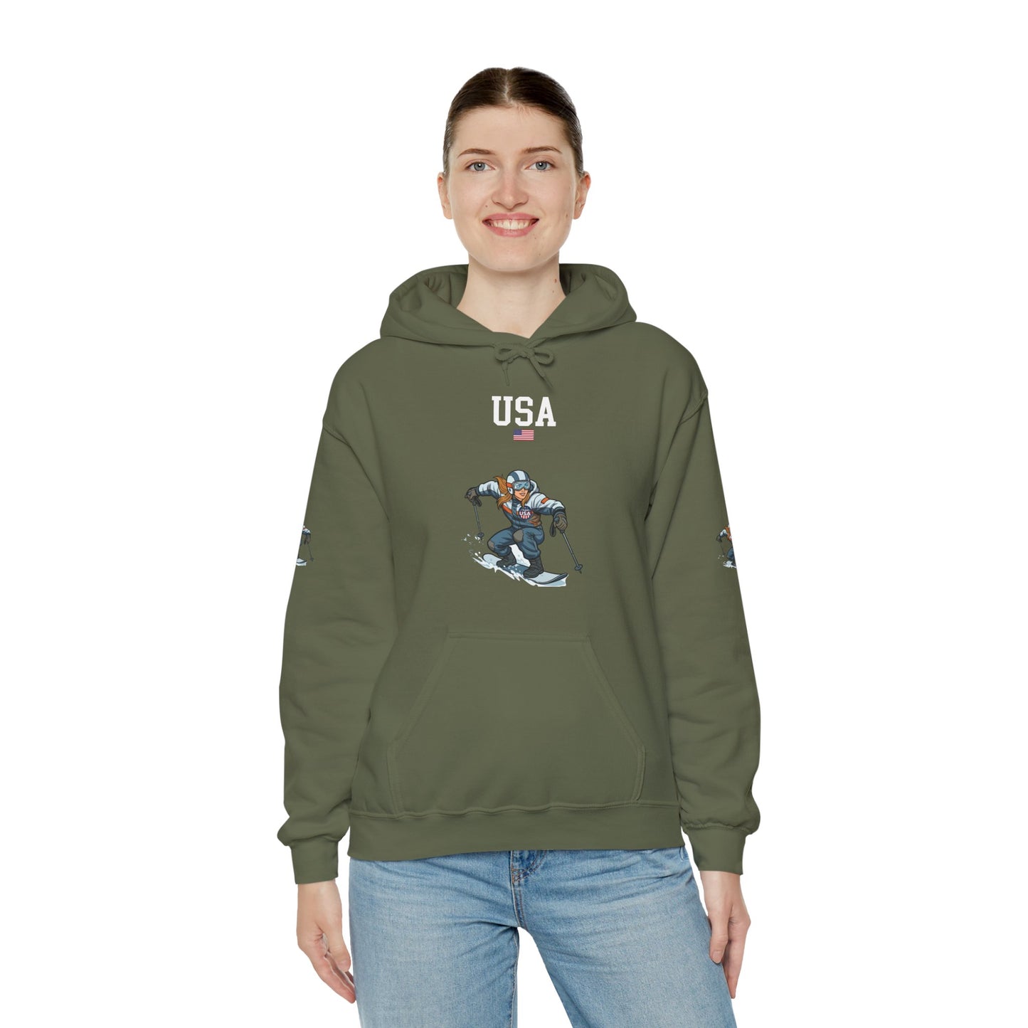 Princess Grace  TEAM USA  Unisex Heavy Blend Hooded Sweatshirt