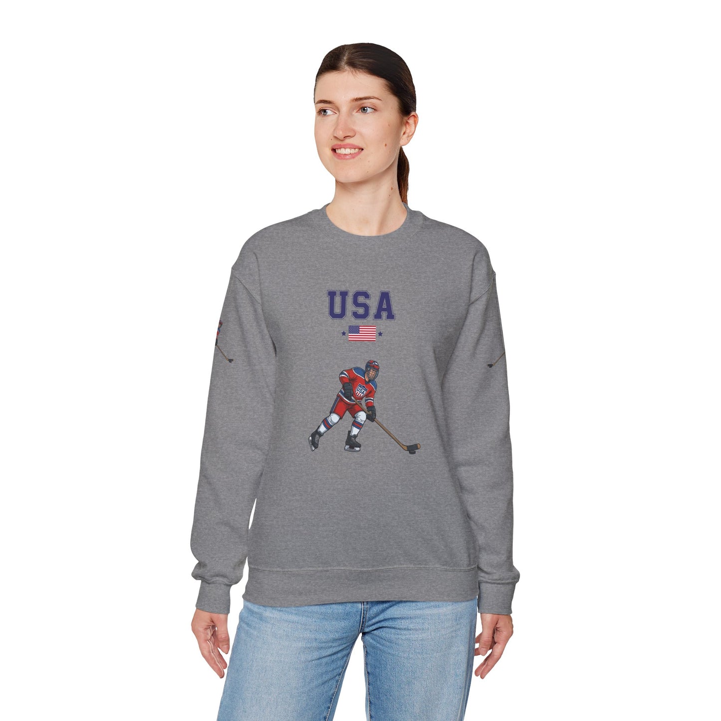 Princess Grace  TEAM USA  Unisex Heavy Blend  Crewneck Sweatshirt