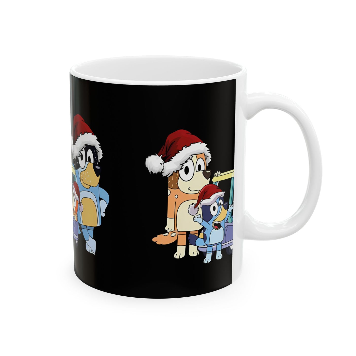Princess Grace Festive Dog Themed Ceramic Mug  11oz & 15oz  Perfect Holiday Gift