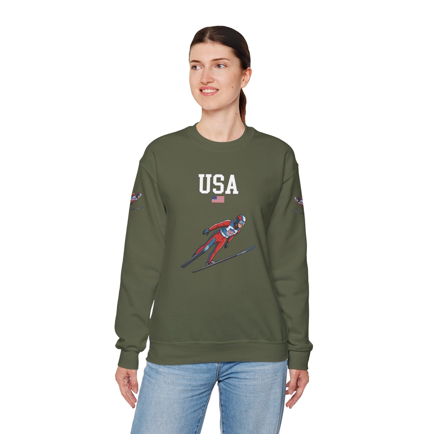 Princess Grace  TEAM USA  Unisex Heavy Blend  Crewneck Sweatshirt