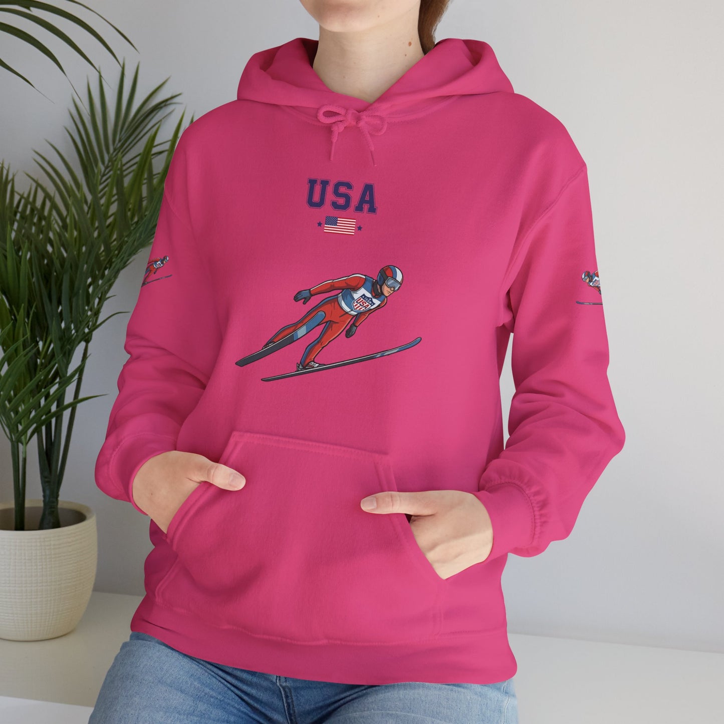 Princess Grace  TEAM USA  Unisex Heavy Blend Hooded Sweatshirt
