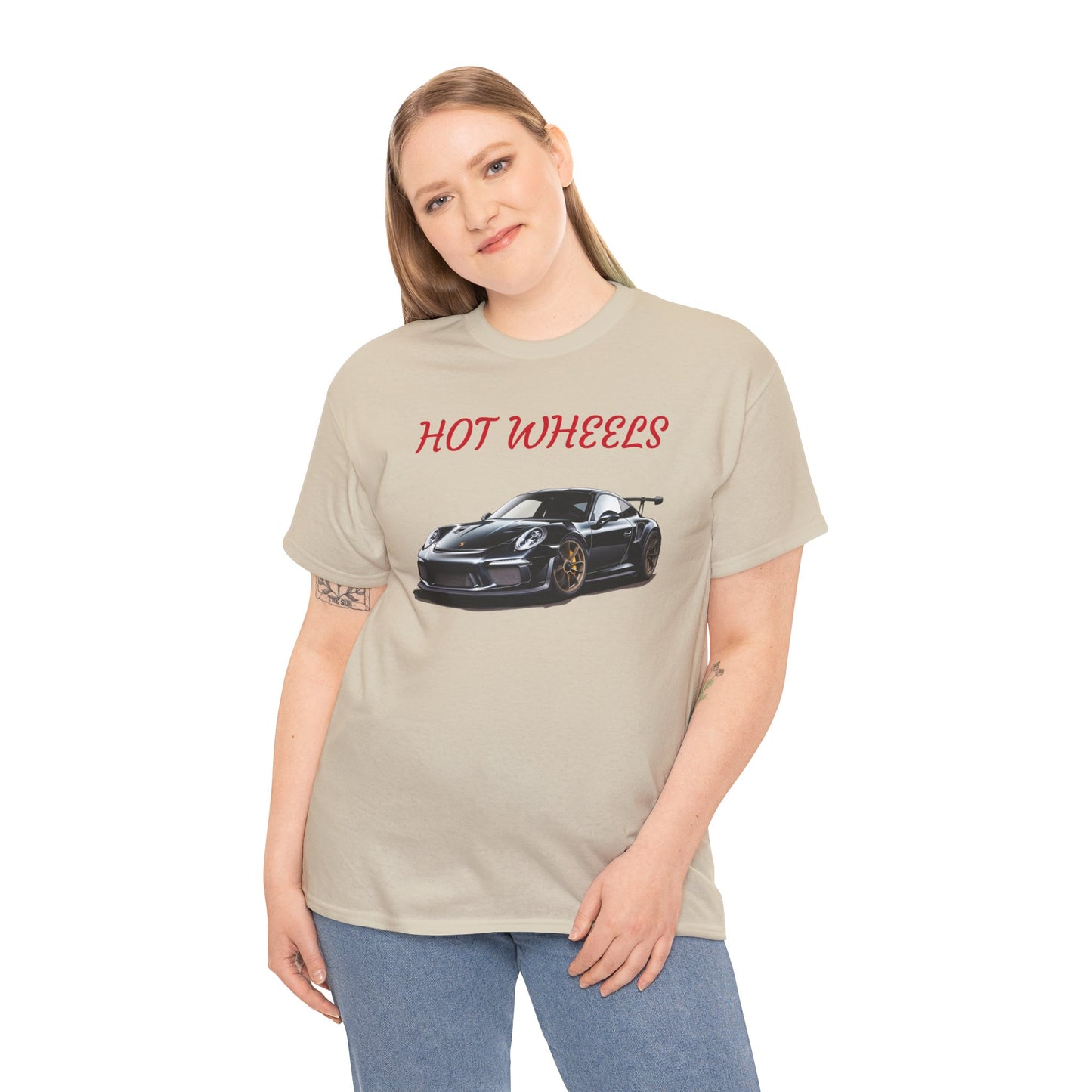 Princess Grace  Hot Wheels Unisex Heavy Cotton Tee Perfect for Car Enthusiasts