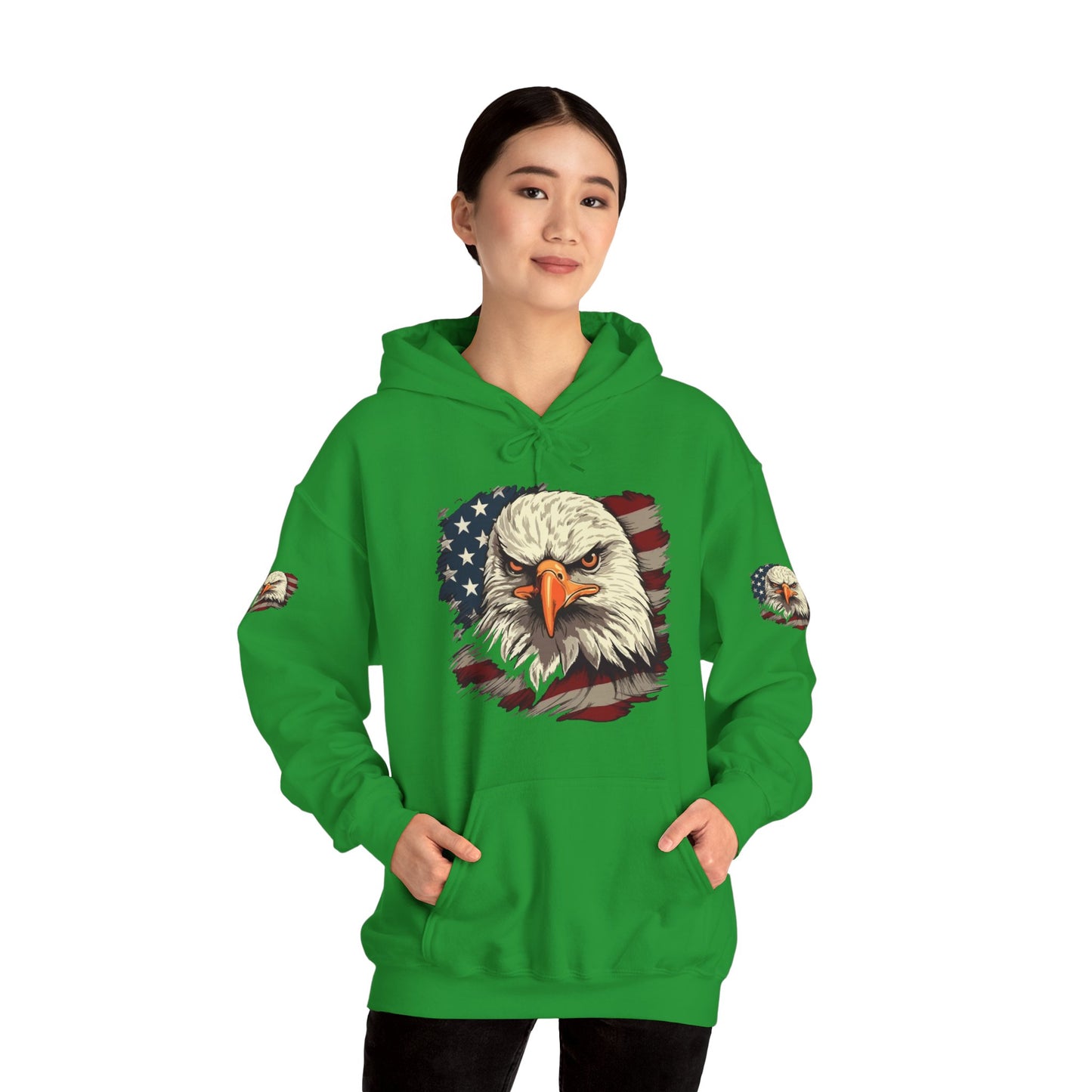 Princess Grace American Eagle Bold Unisex Heavy Blend Hooded Sweatshirt