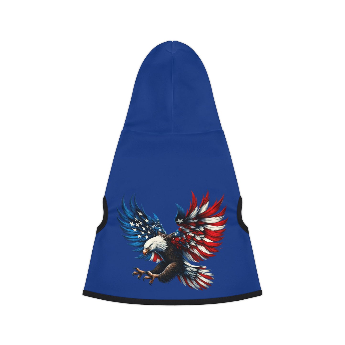 Princess Grace  Patriotic Pet Hoodie with Eagle Design  Perfect for July 4th Celebrations