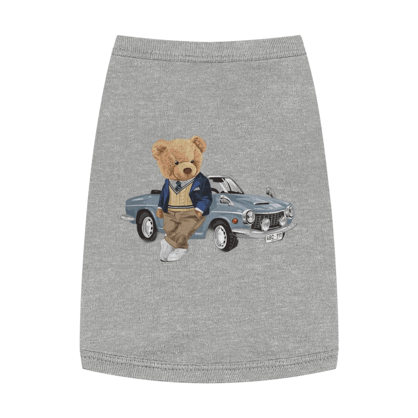 Princess Grace  CUTE Cool Vintage Bear Pet Tank Top  Cute Dog Apparel for Retro Vibes