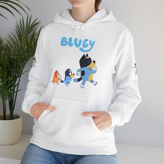 Princess Grace  Bluey Unisex Hoodie  Cozy Cartoon Sweatshirt for Kids & Adults
