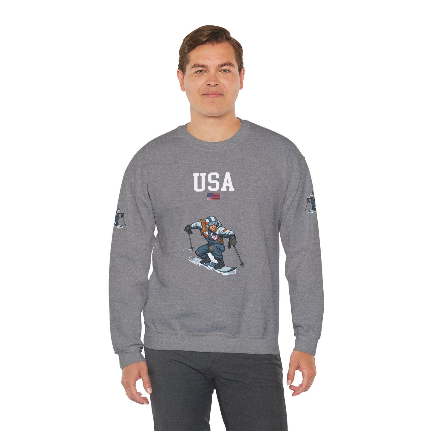 Princess Grace  TEAM USA  Unisex Heavy Blend  Crewneck Sweatshirt
