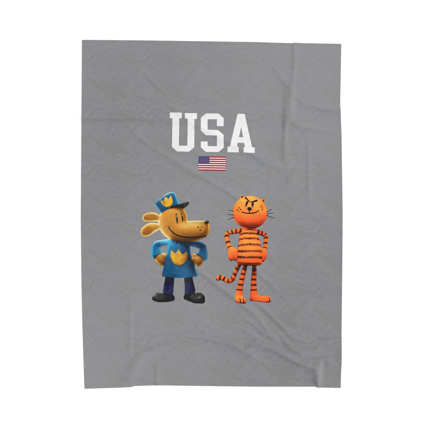 Princess Grace  TEAM USA  Velveteen Plush Blanket