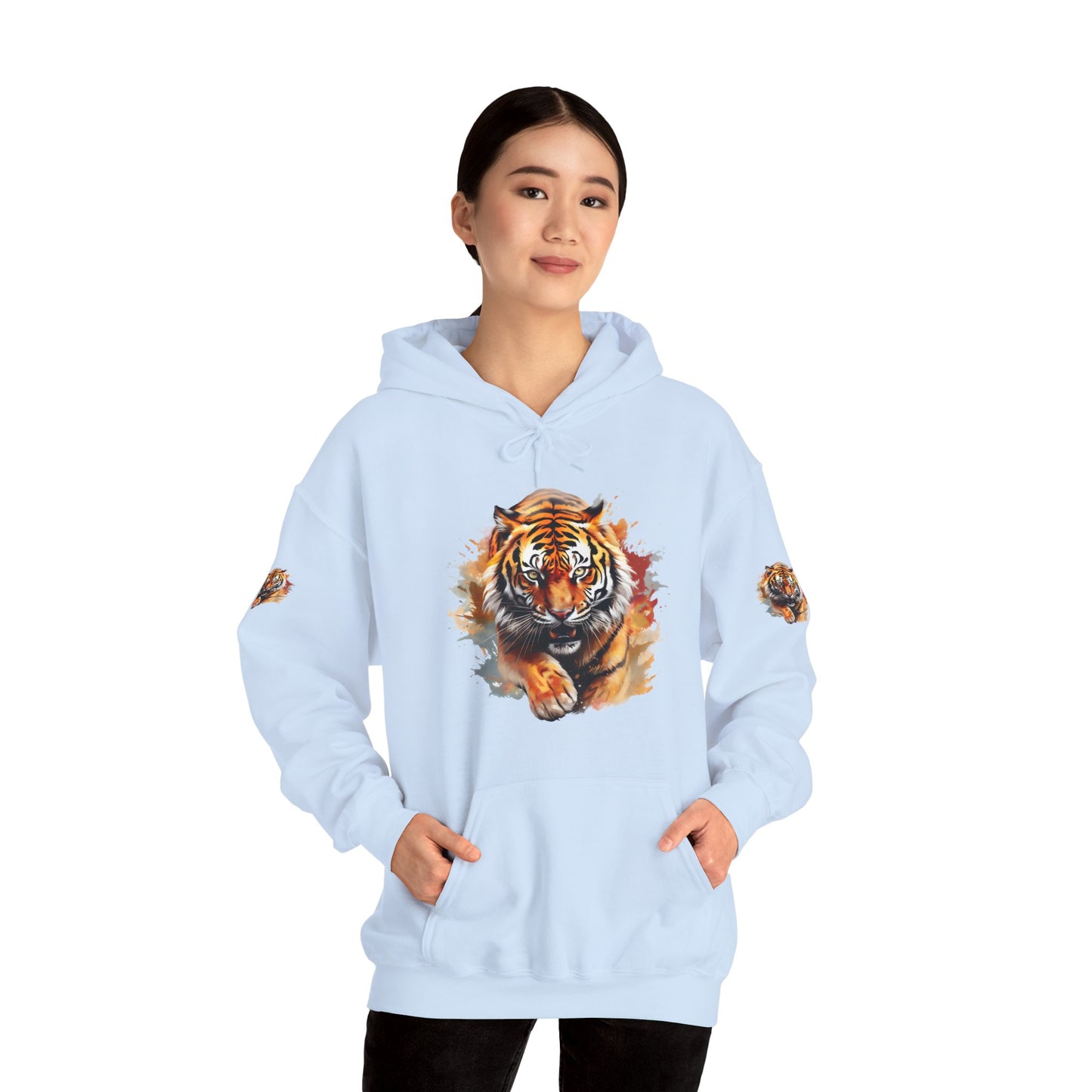 Princess Grace  Fierce Tiger Graphic Unisex Heavy Blend Hoodie