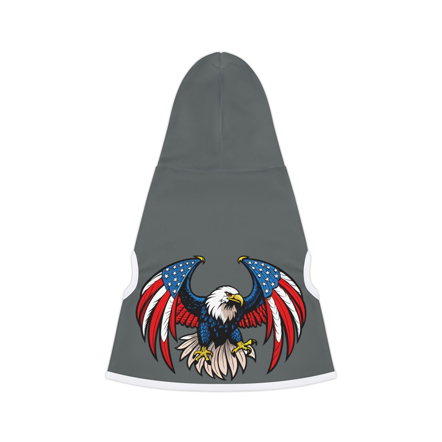 Princess Grace  Patriotic Eagle Pet Hoodie Stylish Dog Apparel for Holidays & Celebrations