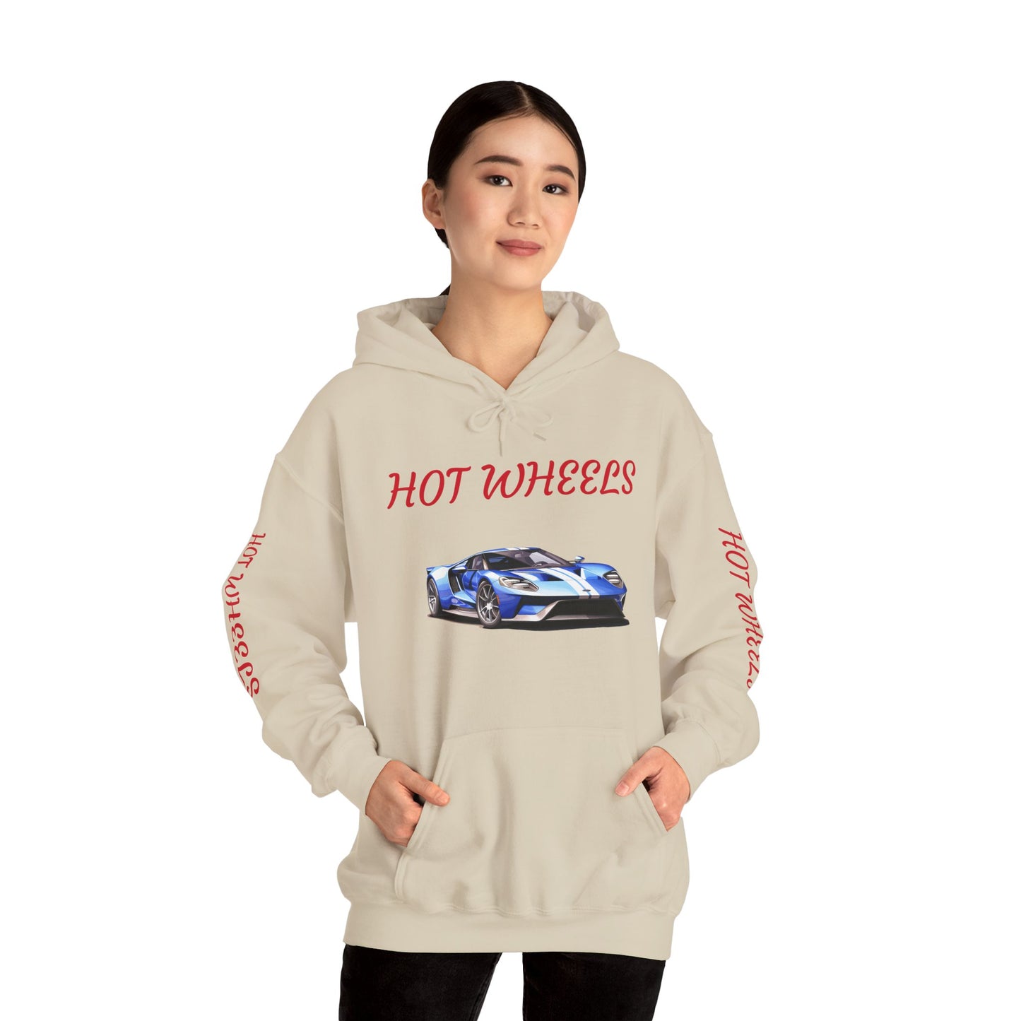 Princess Grace  Hot Wheels Unisex Heavy Blend Hoodie Sporty Car Design for Car Enthusiasts