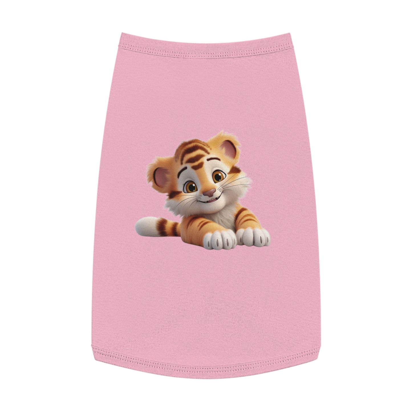 Princess Grace  CUTE Tiger Print Pet Tank Top  Fun Summer Outfit for Cats and Small Dogs