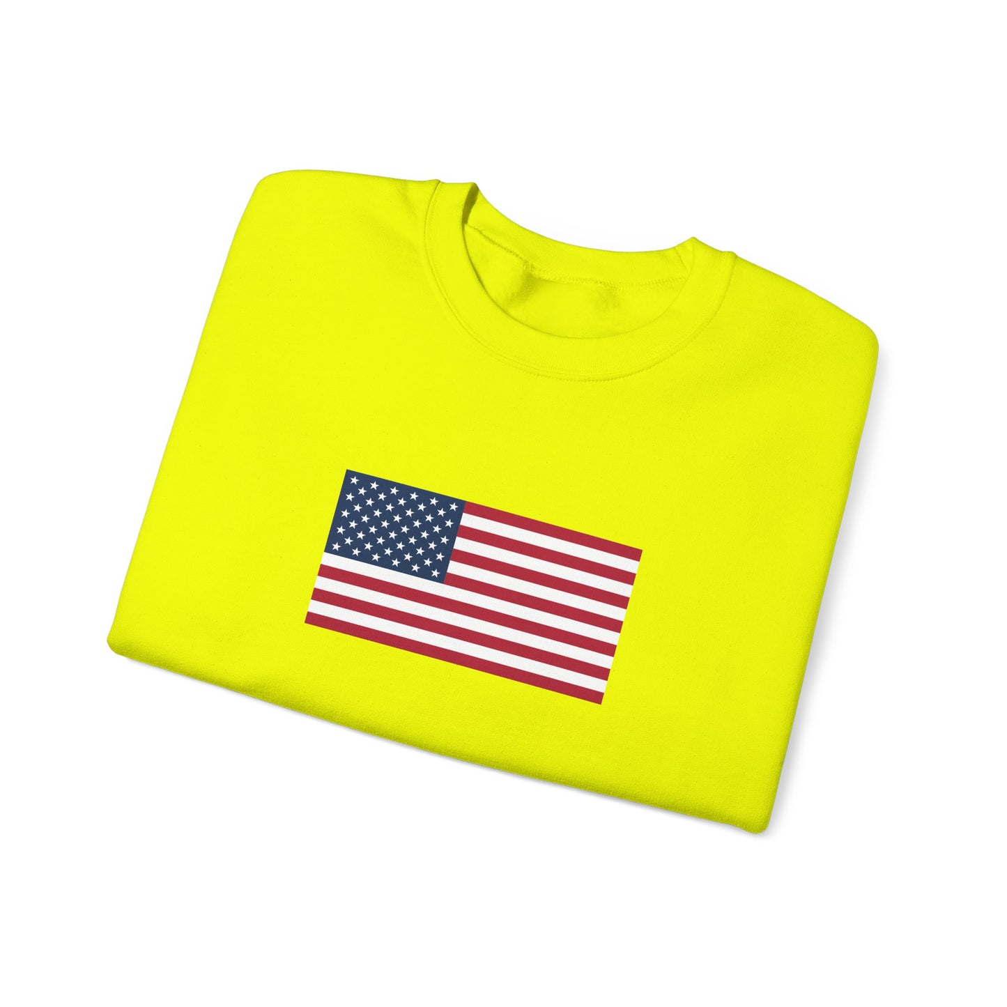 Princess Grace  TAEM USA  Patriotic Unisex Crewneck Sweatshirt with American Flags