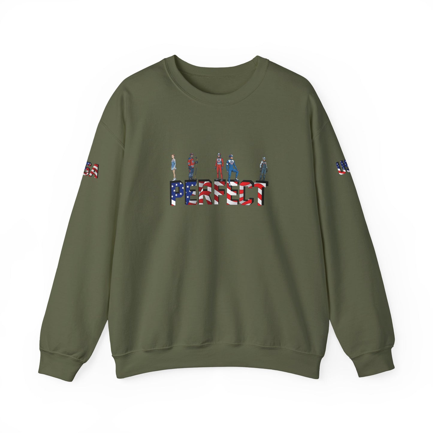 Princess Grace  TEAM USA  Unisex Heavy Blend  Crewneck Sweatshirt