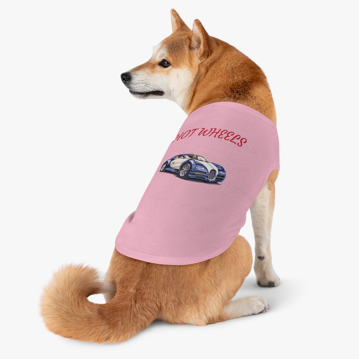 Princess Grace  Hot Wheels Pet Tank Top for Car Lovers  Stylish Dog Apparel