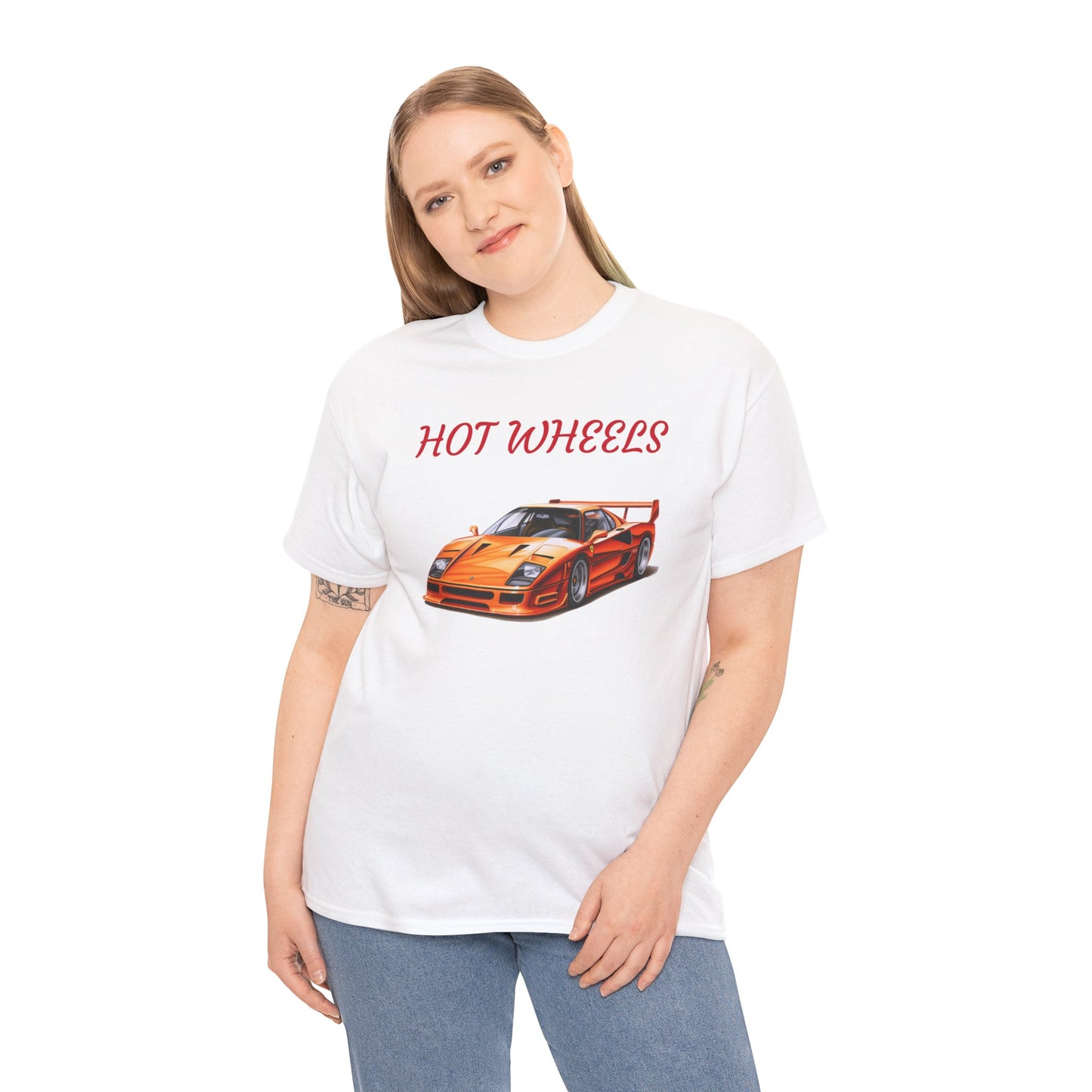 Princess Grace  Hot Wheels Unisex Heavy Cotton Tee Perfect for Car Lovers and Racing Fans