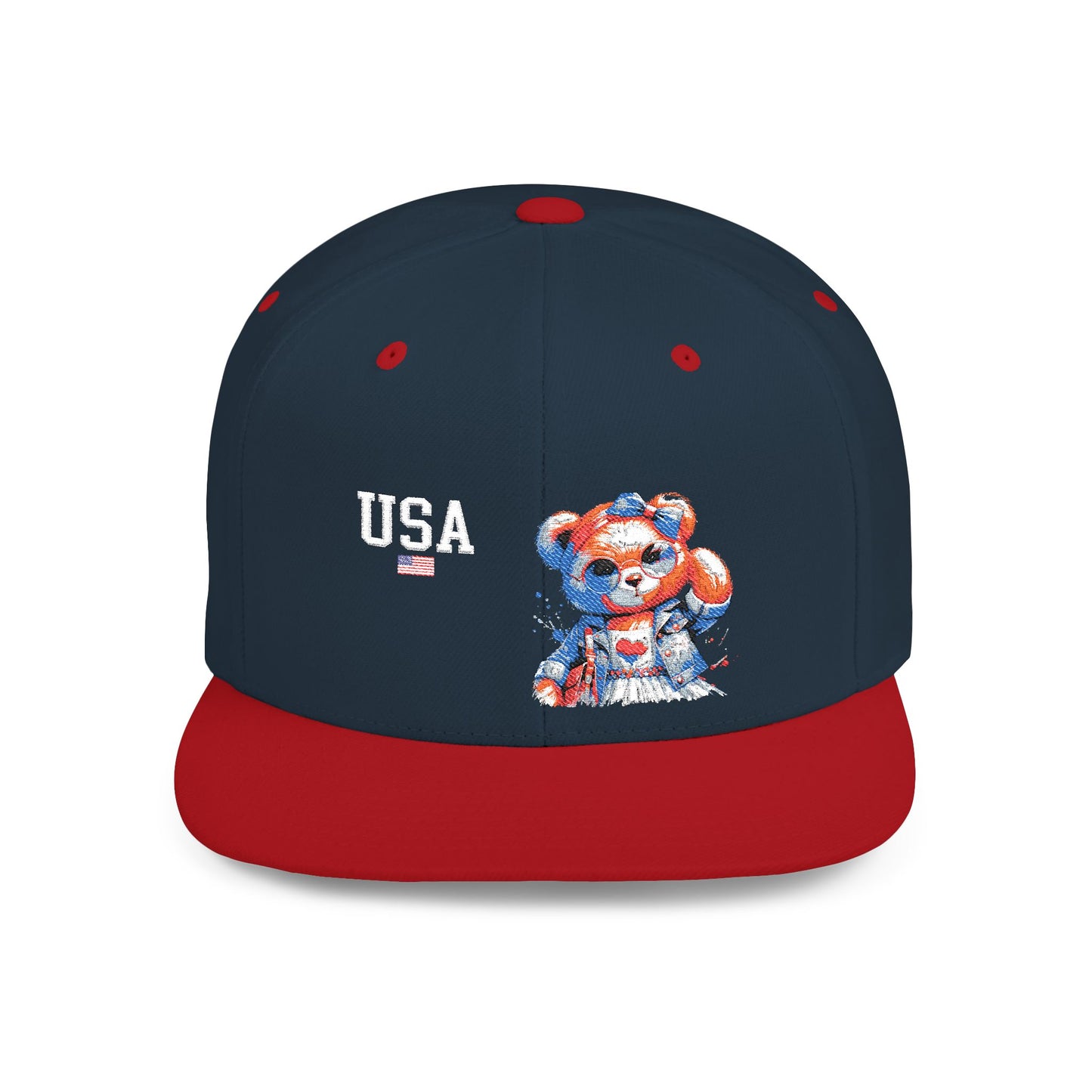 Princess Grace  TEAM USA  Flat Bill Snapback Hat