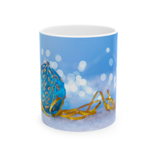 Princess Grace Winter Wonderland Ceramic Mug  Festive Holiday Coffee Cup (11oz 15oz)