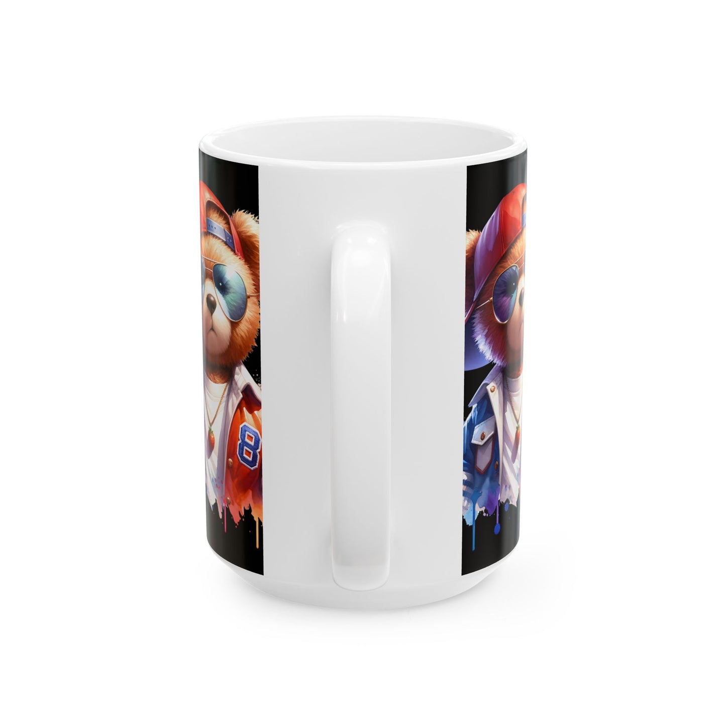 Princess Grace  Cool Bear Ceramic Mug   11oz & 15oz  Stylish Animal Design for Any Occasion