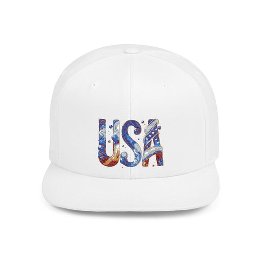 Princess Grace  TEAM USA  Flat Bill Snapback Hat