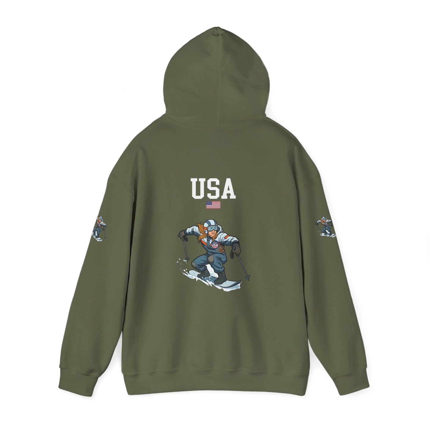 Princess Grace  TEAM USA  Unisex Heavy Blend Hooded Sweatshirt