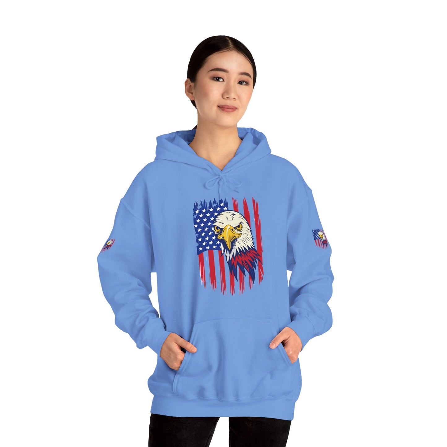 Princess Grace  Patriotic Eagle Unisex Heavy Blend Hoodie
