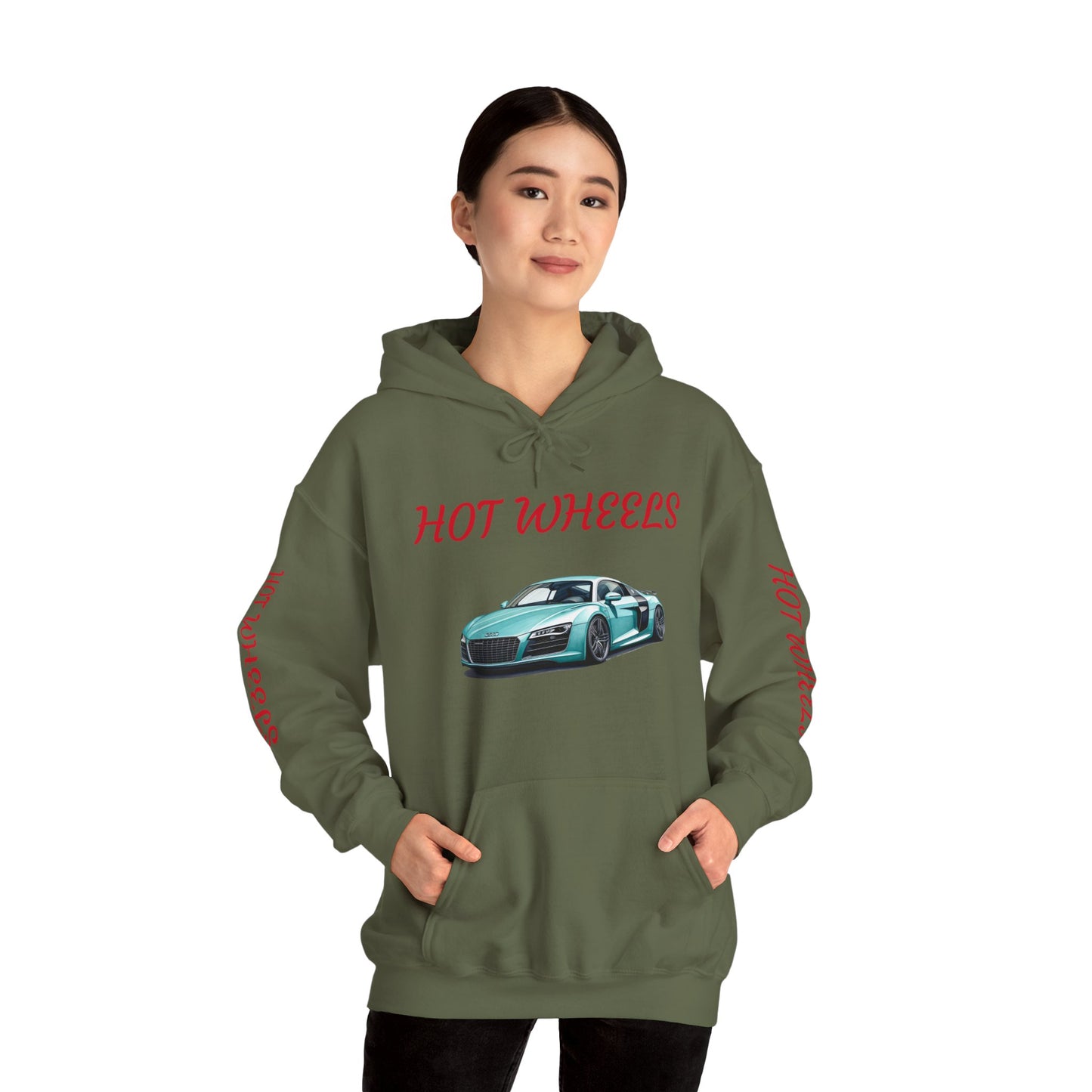 Princess Grace  Hot Wheels Unisex Hooded Sweatshirt Car Enthusiast Apparel