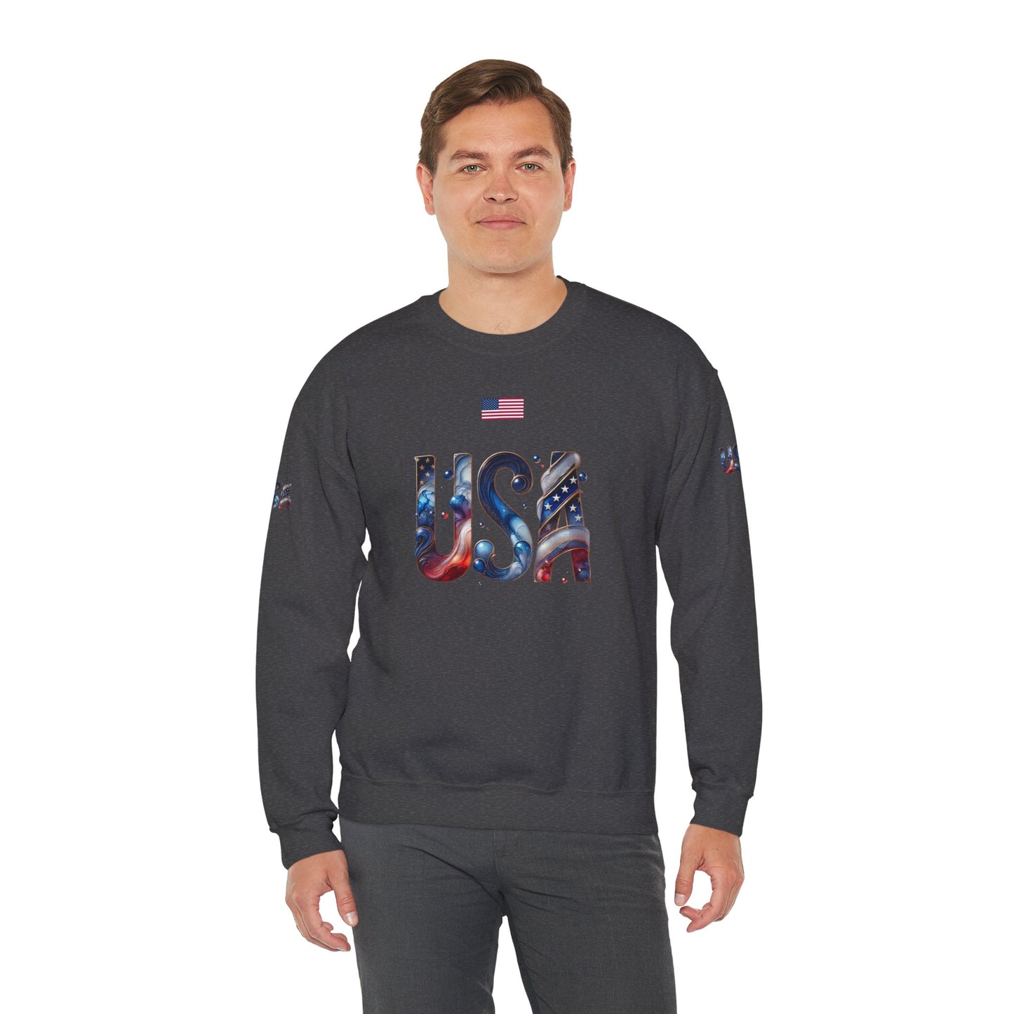 Princess Grace TEAM USA  Unisex Heavy Blend Crewneck Sweatshirt