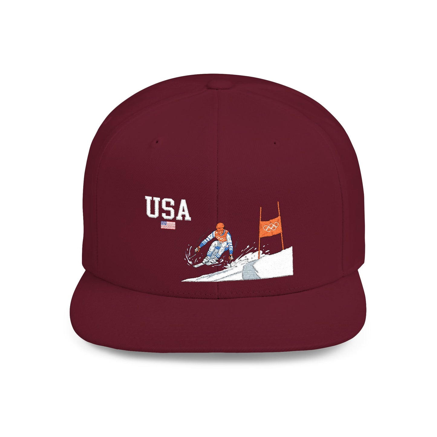 Princess Grace  TEAM USA  Flat Bill Snapback Hat