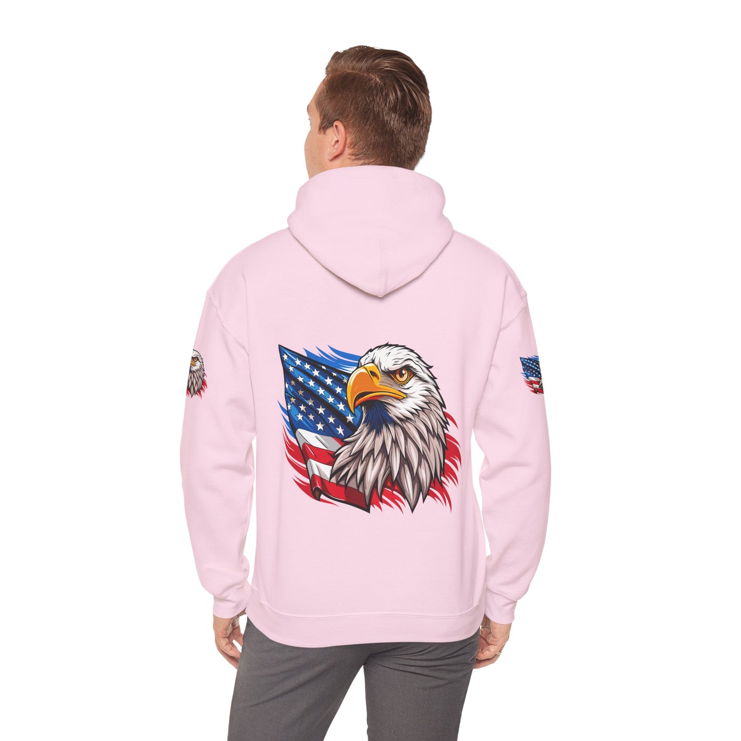 Princess Grace  Patriotic Eagle Unisex Heavy Blend Hoodie
