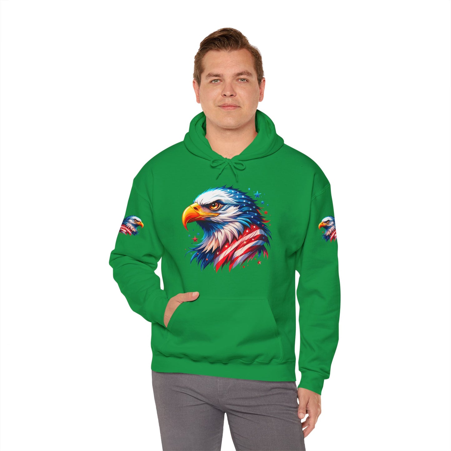 Princess Grace  American  Eagle Unisex Heavy Blend Hooded Sweatshirt