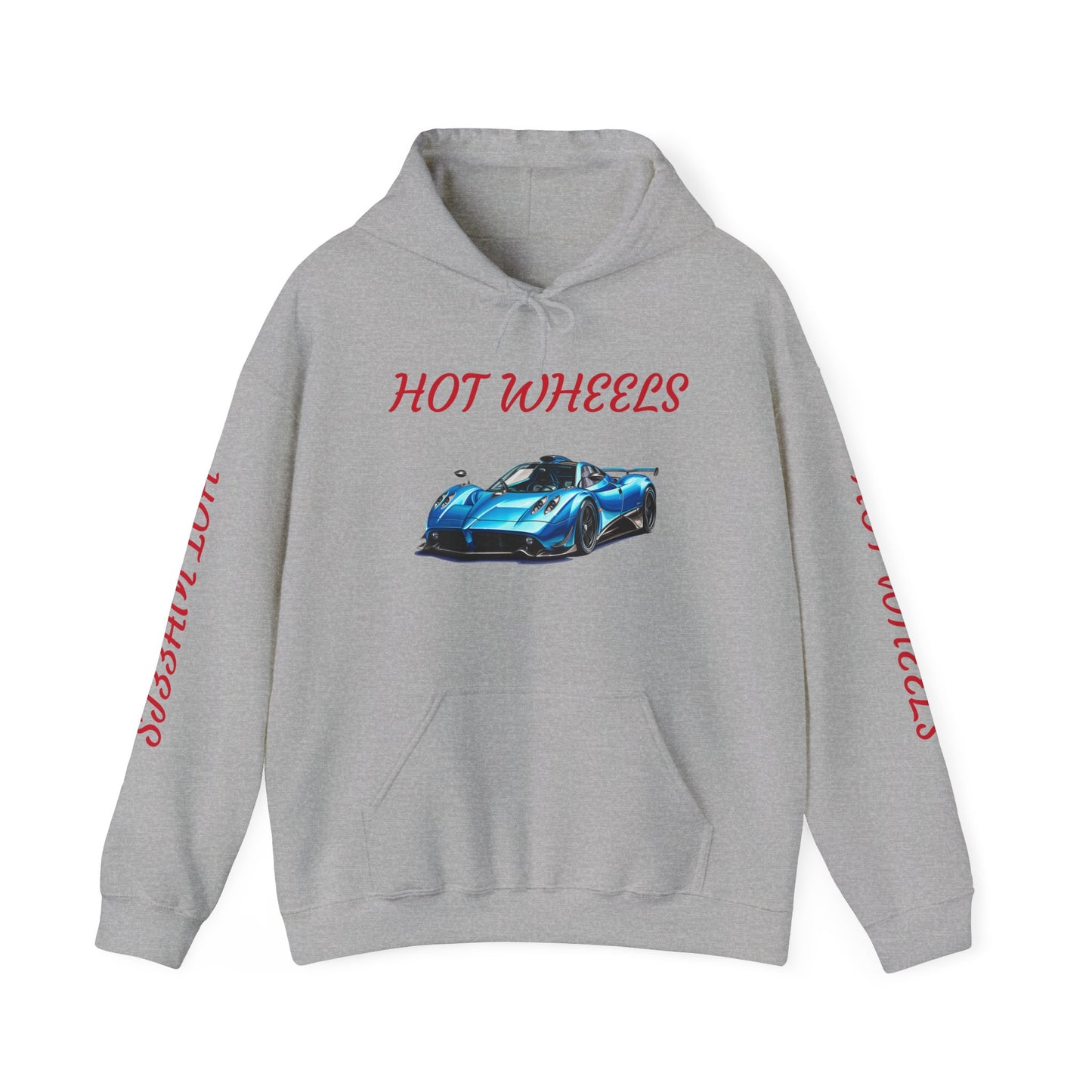 Princess Grace  Unisex Heavy Blend Hot Wheels Hooded Sweatshirt Stylish Car Graphic for Auto Enthusiasts