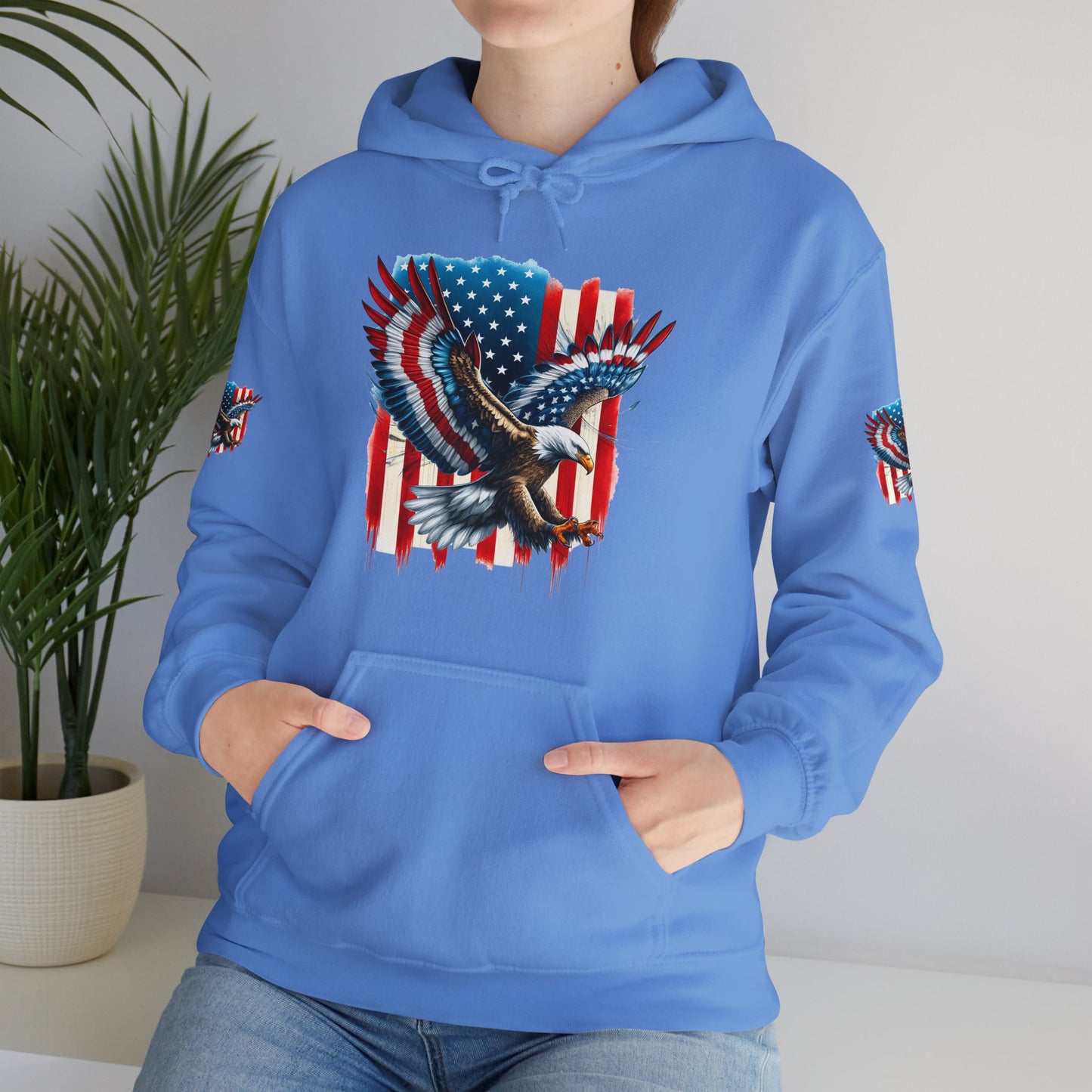 Princess Grace Patriotic Unisex Heavy Blend Hooded Sweatshirt