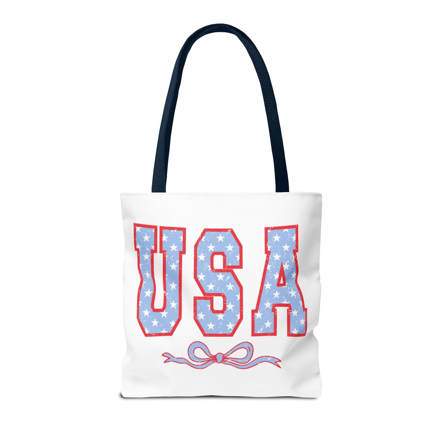 Princess Grace  USA Stars and Stripes Tote Bag Perfect for Independence Day Celebrations