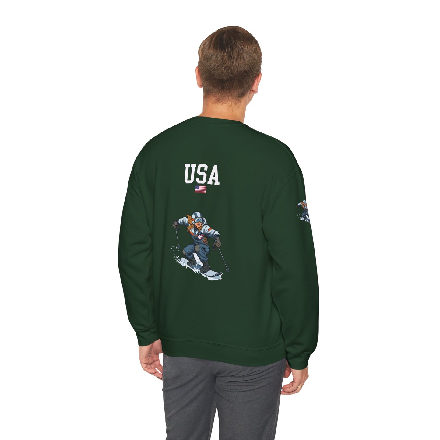 Princess Grace  TEAM USA  Unisex Heavy Blend  Crewneck Sweatshirt