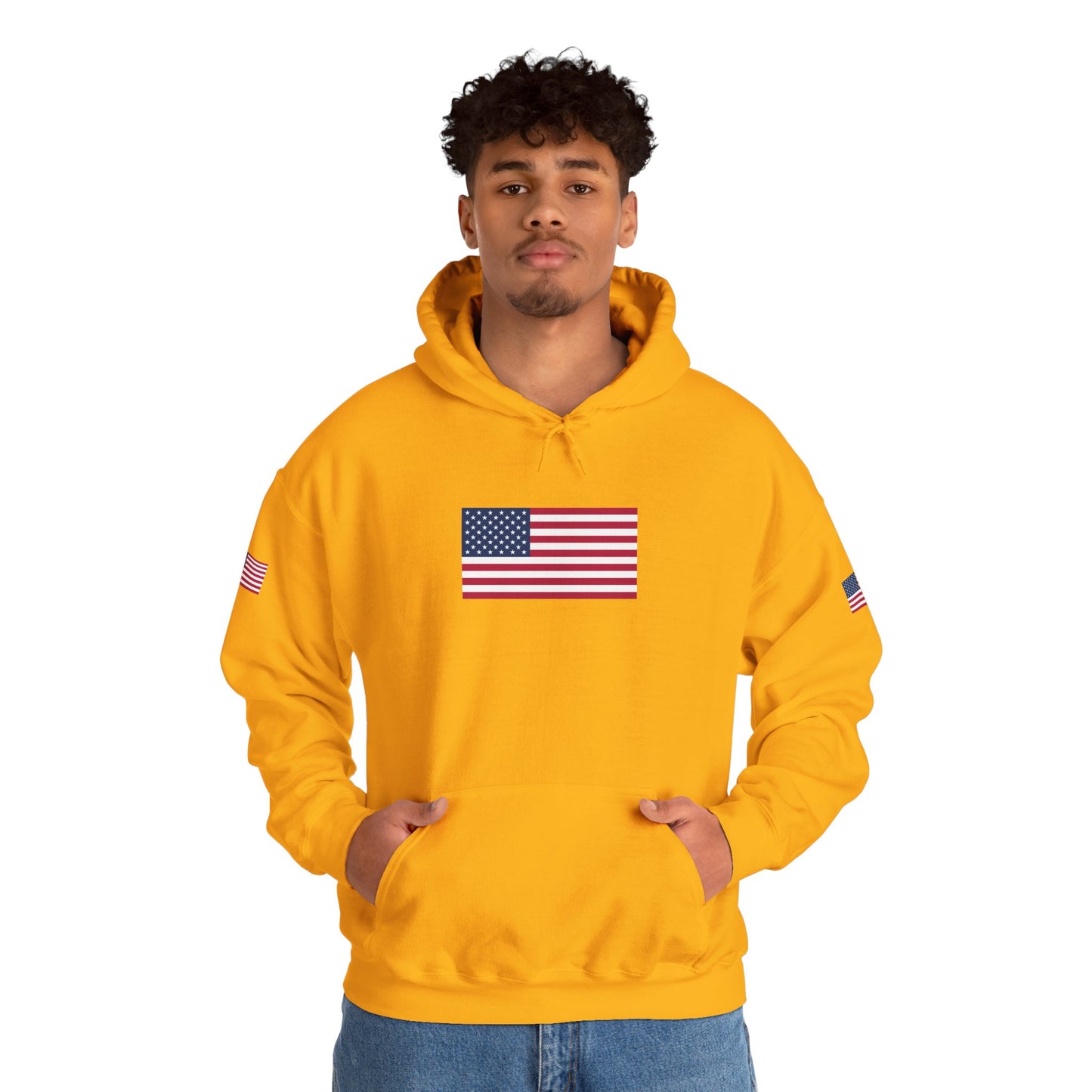 Princess Grace  TEAM USA   American Flag Hoodie Unisex Heavy Blend Sweatshirt