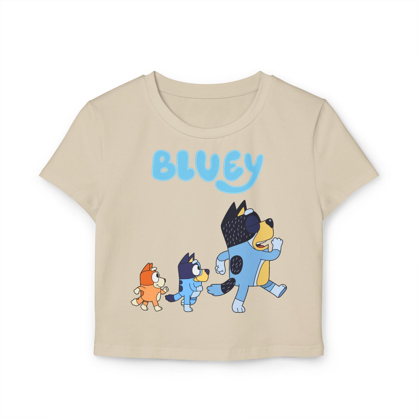 Princess Grace Bluey Graphic Baby Tee  Cute Cartoon T-Shirt for Playtime