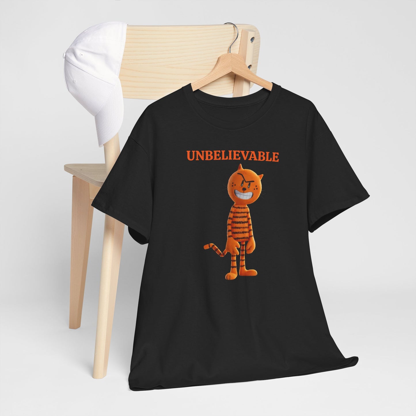 Princess Grace  Unbelievable Cat Graphic Unisex Heavy Cotton Tee