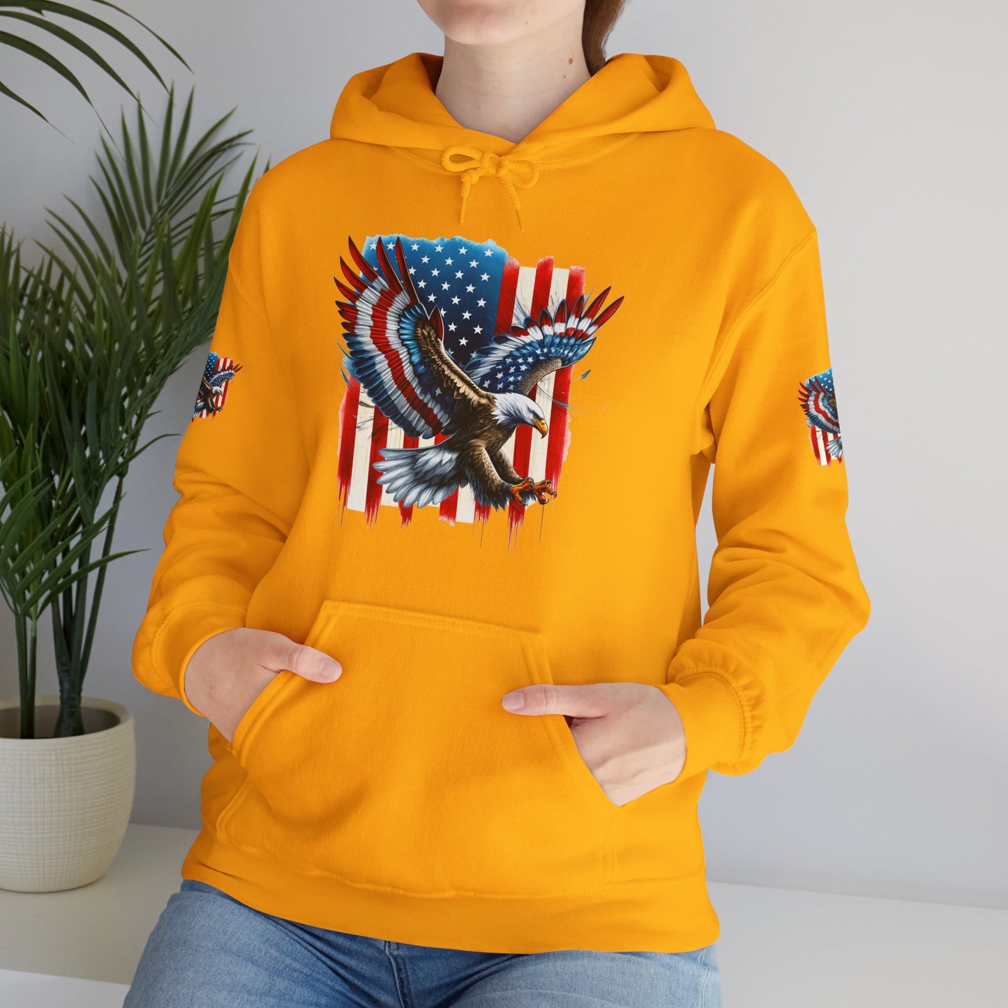 Princess Grace Patriotic Unisex Heavy Blend Hooded Sweatshirt