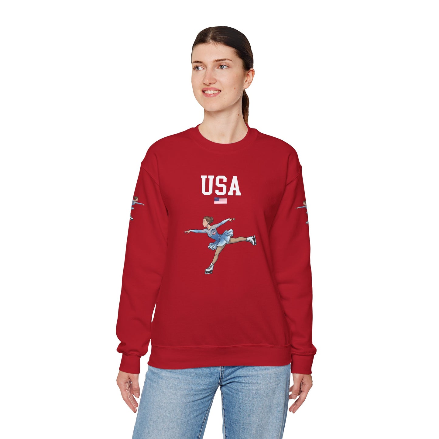 Princess Grace  TEAM USA   Unisex Heavy Blend Crewneck Sweatshirt