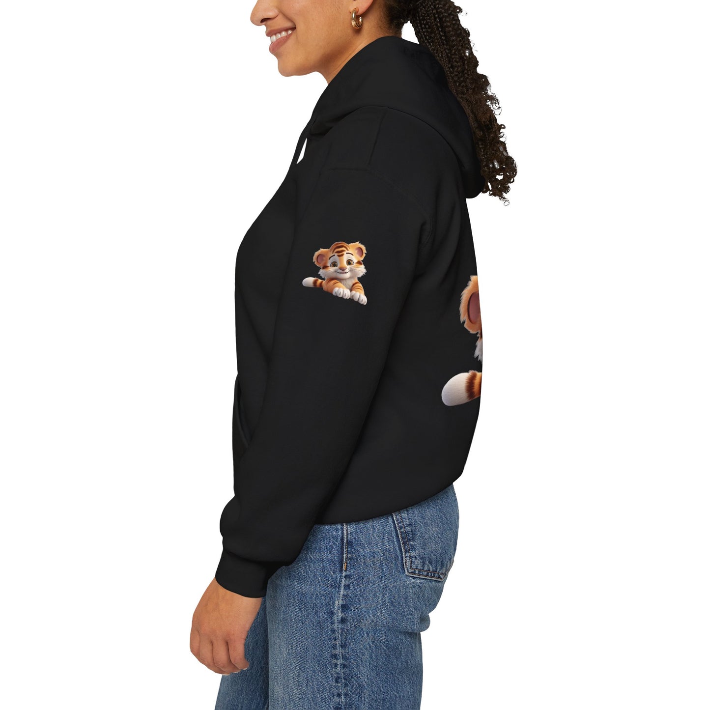 Princess Grace Survive Cute Tiger Survival Hooded Sweatshirt for Animal Lovers