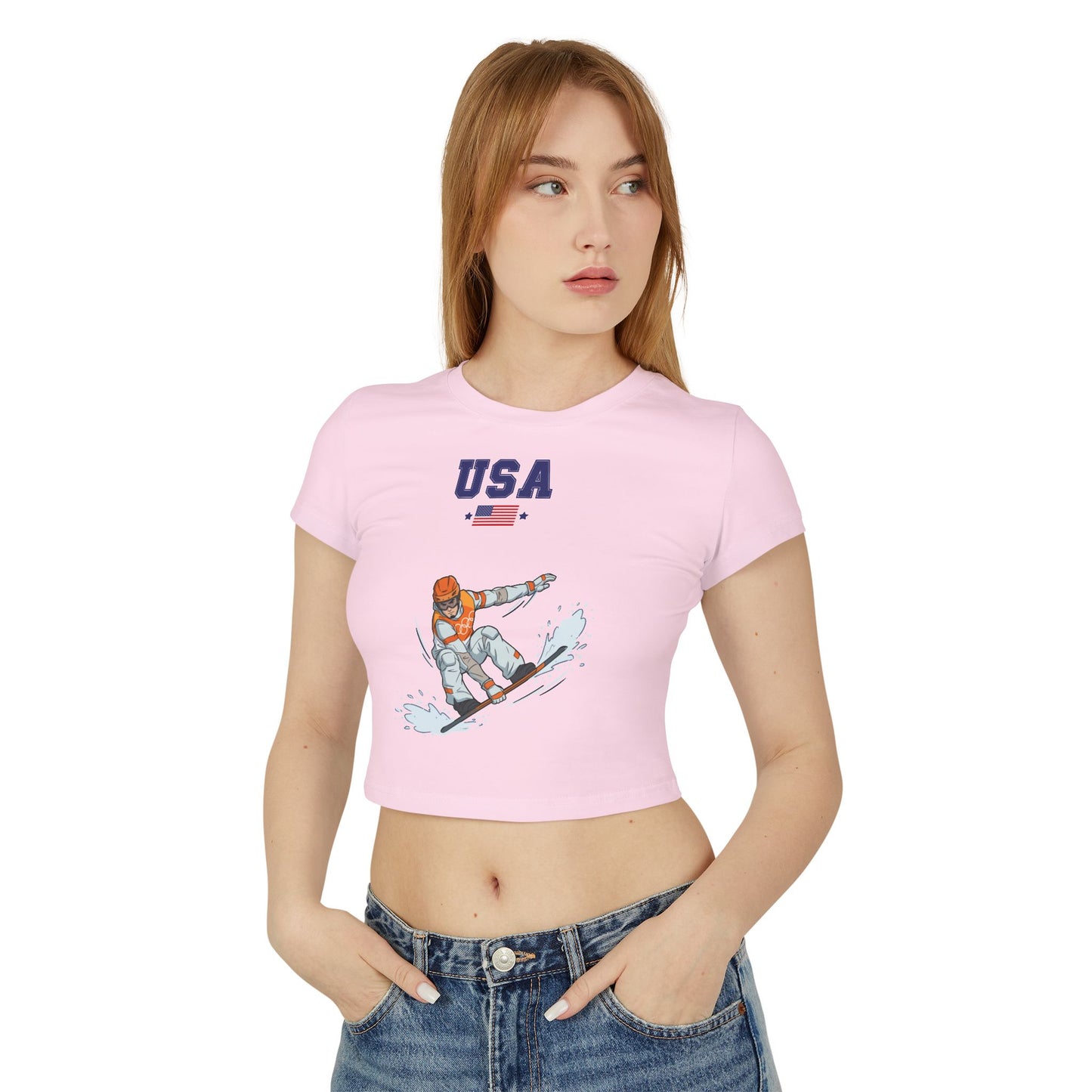 Princess Grace  TEAM USA   Snowboard  Womens  Baby Tee