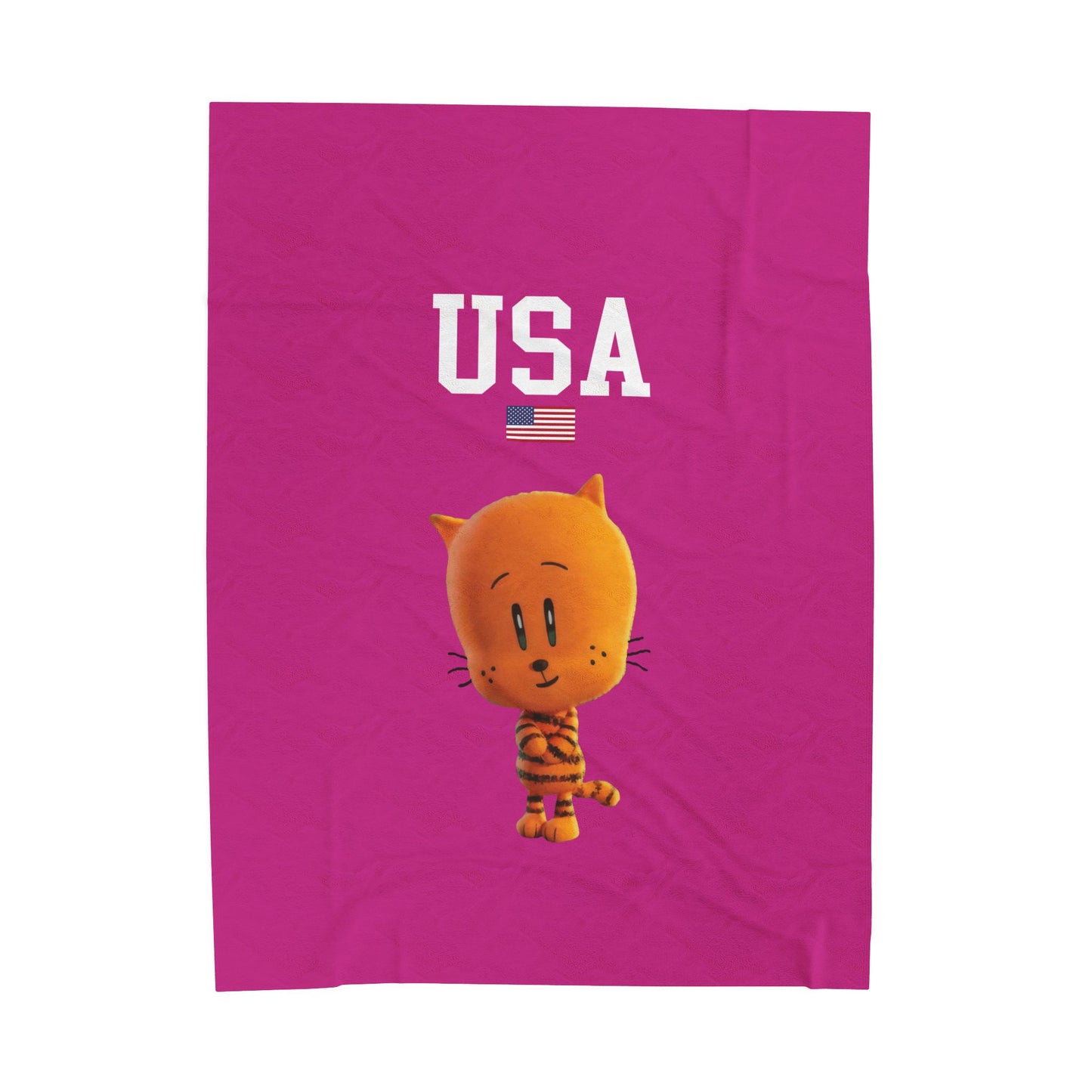 Princess Grace  TEAM USA  Velveteen Plush Blanket