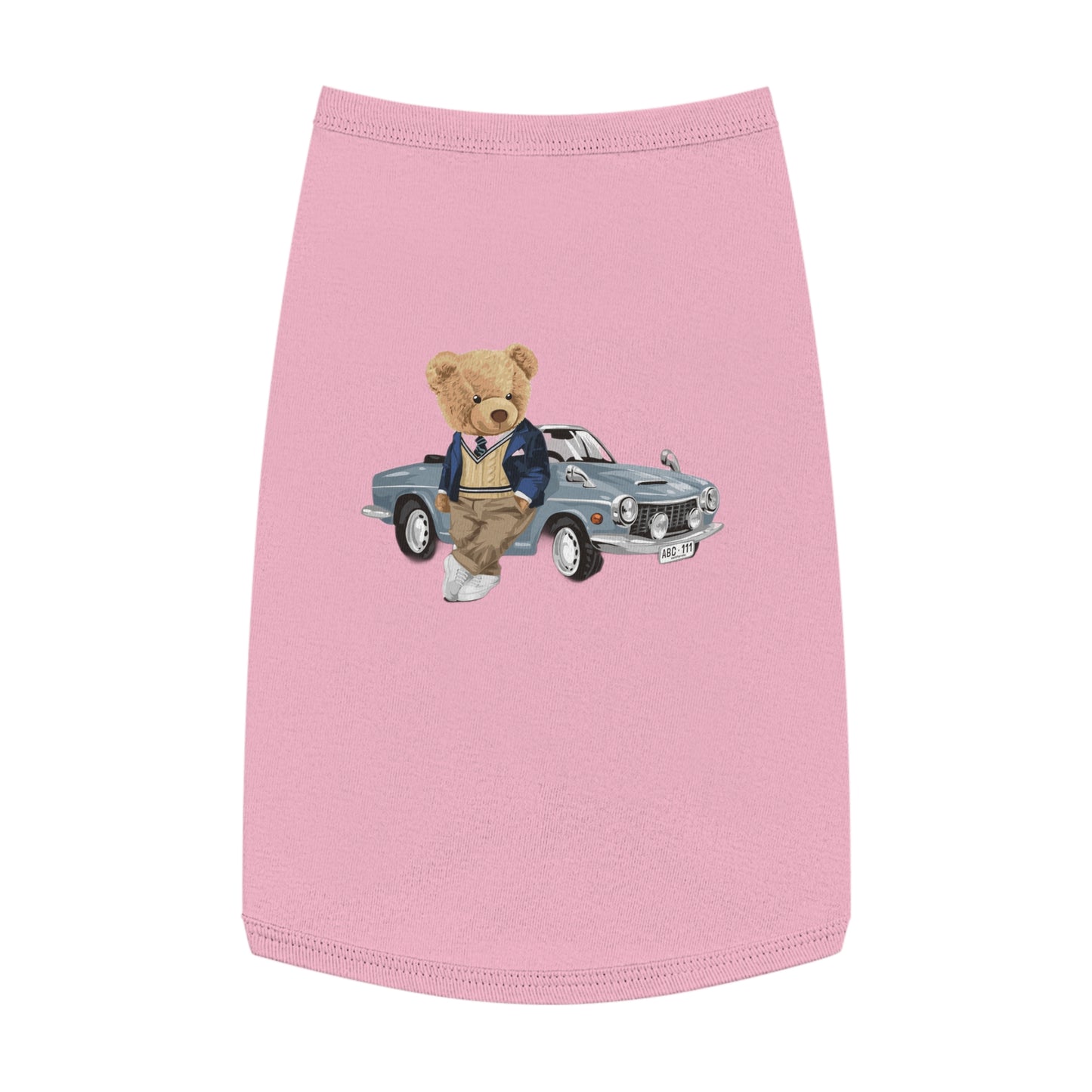 Princess Grace  CUTE Cool Vintage Bear Pet Tank Top  Cute Dog Apparel for Retro Vibes