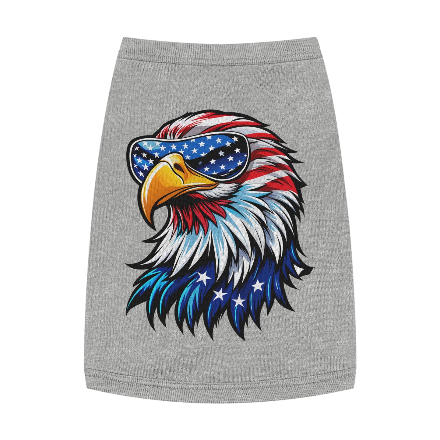 Princess Grace  Patriotic Eagle Pet Tank Top  USA Independence Day Dog Apparel